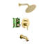 Robinet de baignoire et de douche avec valve brute-65005563
