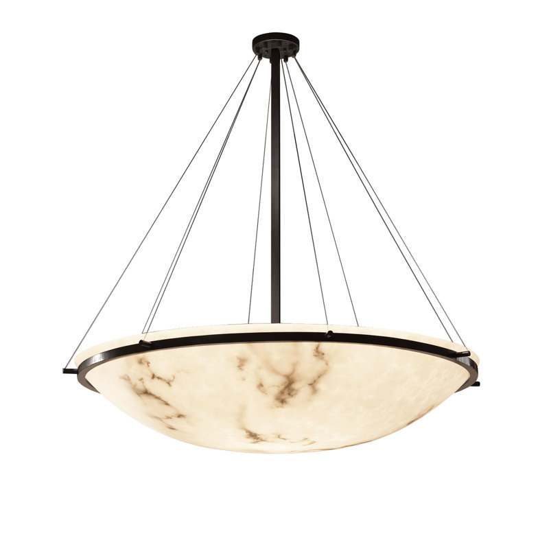 Keyon 8 - Light Unique/Statement Pendant, 48" H, Dark Bronze