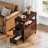 Solid Wood 2-Drawer End Table with Fluted Detailing-1108984143-1109324723