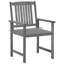 Chaise de patio en acacia avec coussin-1381994829-1381994818