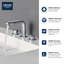 Lineare™ Widespread Bathroom Faucet with Drain Assembly-33960125