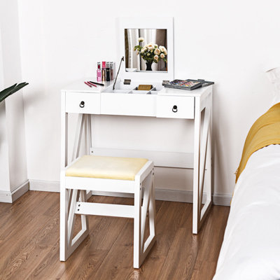 Bascom Dressing Table with Mirror