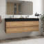 Meuble-lavabo avec lavabo à quartz et tiroirs à fermeture en douceur, meuble-lavabo mural flottant pour salle de bain moderne, lavabo une pièce-2128521909-2128521911-2128521904