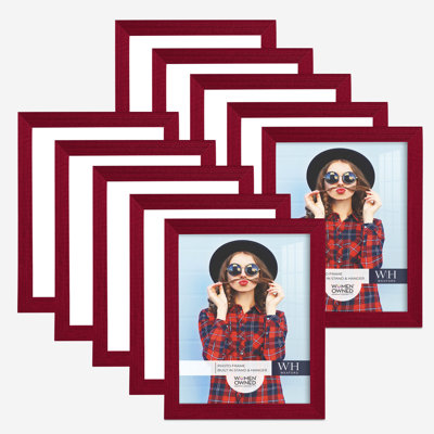 Wood Picture Frame - Set of 10