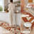 Abstract Botanical Non-Slip Washable Kitchen Mats