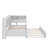 Modern L-Shaped Storage Daybed (Wooden) – Platform Frame With Twin Trundle, Shelves & USB Charging Station | No Box Spring Required (For Girls, Boys, Teens)-2008573461