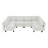 110.2" Modular Sectional Sofa,U Shaped Couch with Adjustable Armrests and Backrests