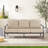 Tamarin 4 Pieces Outdoor/Indoor Aluminum Patio Conversation Seating Group With Sunbrella® Cushions And Coffee Table For 5 Person