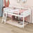 Jeanny Twin Size Wood Low Loft Bed With Ladder,Slats And Guardrails-53137466