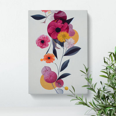 The Eccentric Flowers - Wrapped Canvas Print