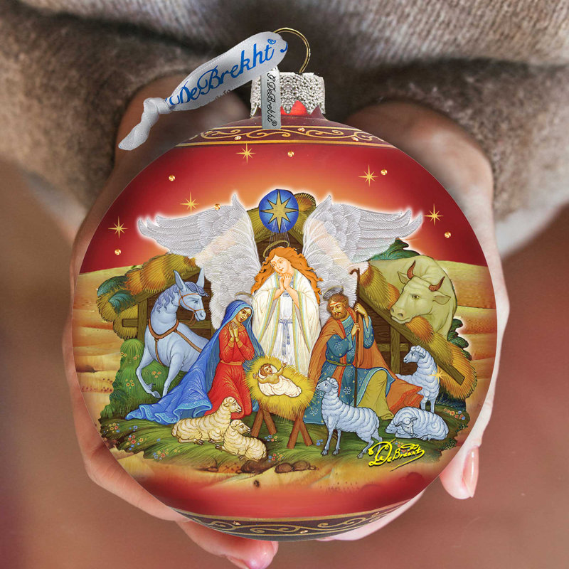 5.5'' Glass Ball Ornament