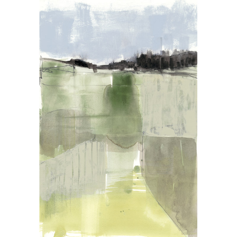 Sage Field I by Jennifer Goldberger - Wrapped Canvas Art Prints, 46cm H x 30cm W x 3.8cm D