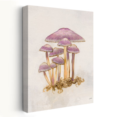 Woodland Mushroom III contemporain gris blanc brun crème