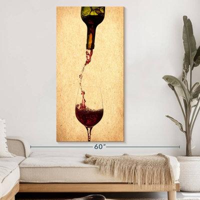«Versing Wine», reproduction sur toile