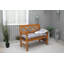Almetra Solid Wood Pine Outdoor Bench-895671286-895671292