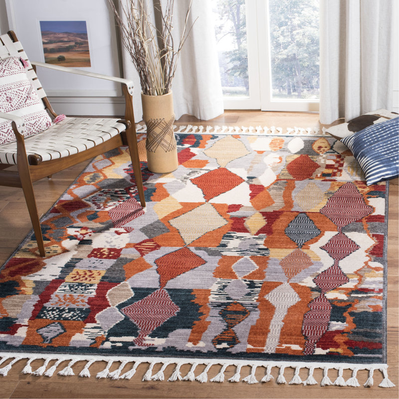 Boothby Performance Abstract Rug, Rectangle 8' x 10'