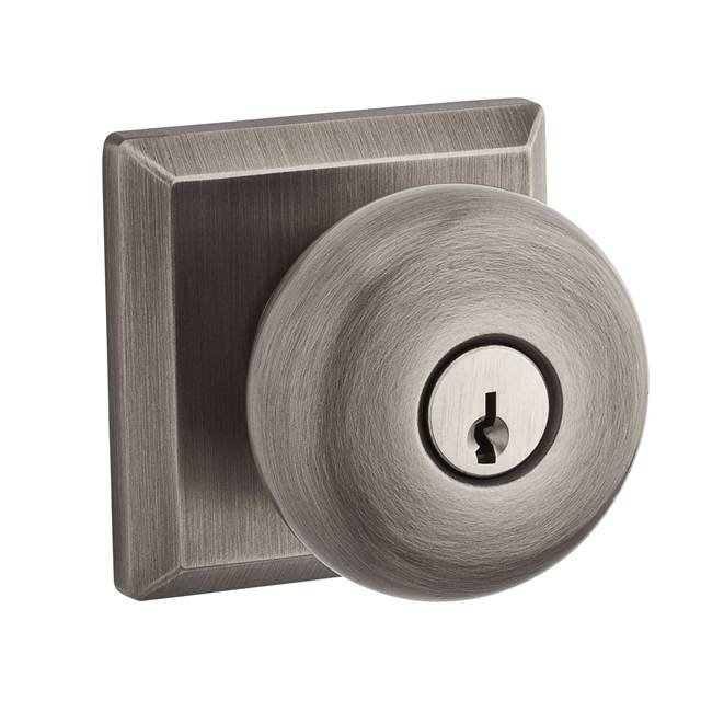 Round Keyed Door Knob, Yes, Venetian Bronze, Keyed Alike