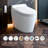 BCANHOME Smart Toilet with Tankless Bidet Wash, Auto Open Lid, 1.28 Gallons Auto Dual Flush, Heat Seat, Warm Wash/Dryer, Soft Closing, Remote Control