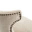 Tabouret pivotant - Revêtement beige, tissu de comptoir P 22 po x H 25,75 po, structure unie-624898662-624898663
