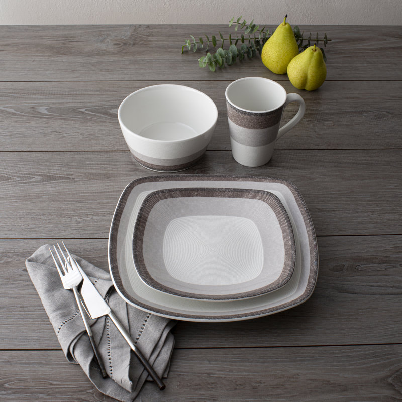 Assiettes plates Noritake Colorscapes Layers, 10 3/4 po, Canyon