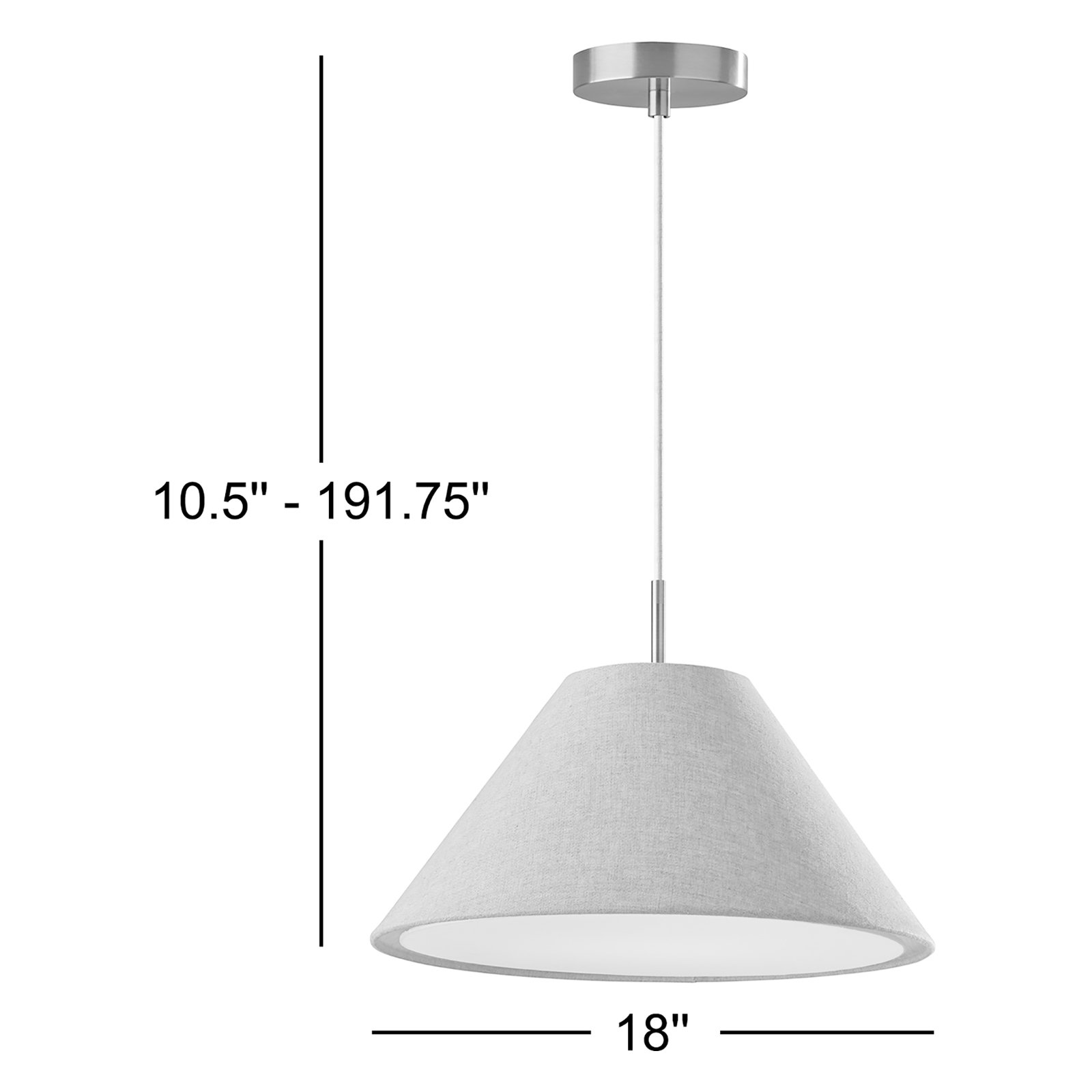 Finley Pendant, Natural