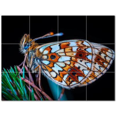 Panneau décoratif en céramique satinée 12 po x 12 po