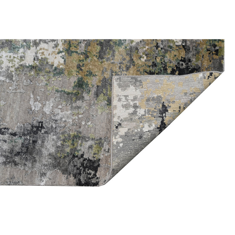 Handmade Wool Area Rug, Runner 2'6" x 9'