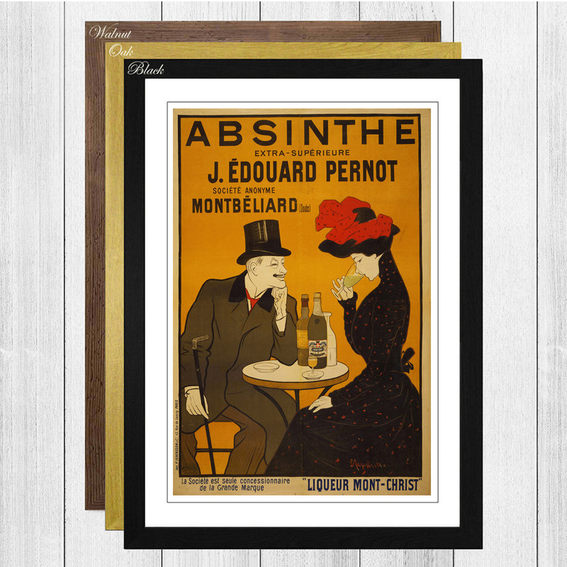 Single Picture Frame Print, Black