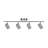 Interface 29.13'' 4 -Light Fixed Track Track Kit with Adjustable Head