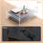 2-Pack Paper Organizer For Desk, Acrylic Stackable Letter Tray, Transparent Paper Tray