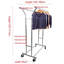 Witmer 51'' Steel Rolling Clothing Rack