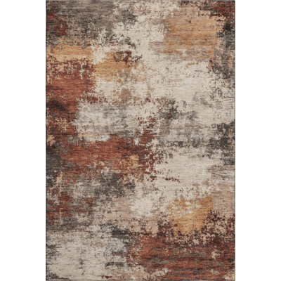 Premium Machine Washable Mayfield AMF2064 Abstract Rug