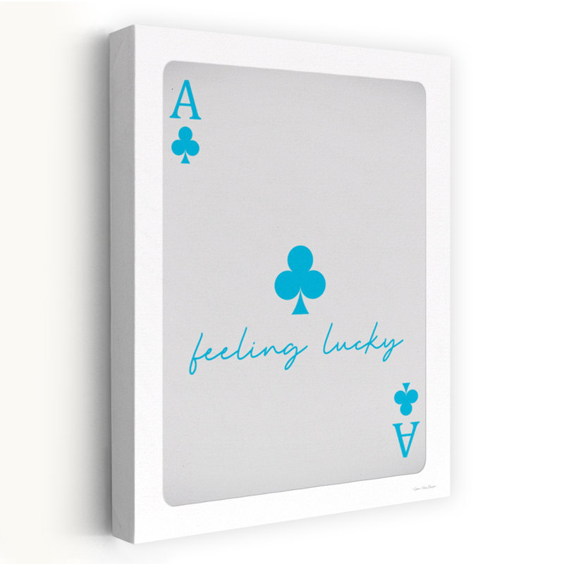 «Feeling Lucky - As de trèfle contemporain», H 24 po x l 16 po