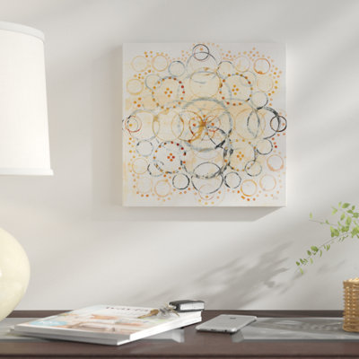 « henné mandala ii », reproduction d’impression sur toile tendue