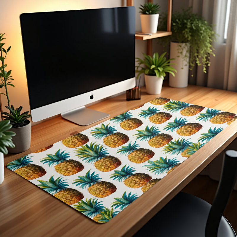 Polyester Desk Pad, 14.4x12.1