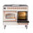 ILVE Nostalgie II Series Noblesse 40 inch Dual Fuel Range with 6 Sealed Burners, Griddle (Glass Door)-105340573-103962071