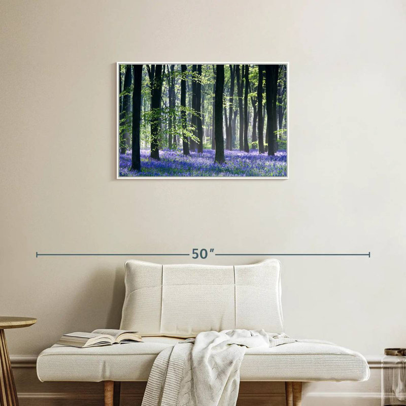 Bluebell Vision, Cadre flottant blanc, 31 po x 21 po