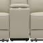 Cobe Manual Recliner Loveseat, 41 Inch, Centre Console, Grain Leather-101759049