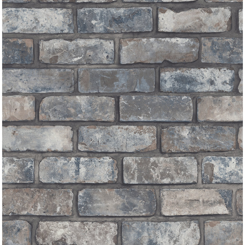 Darren Grey Loft Brick Wallpaper