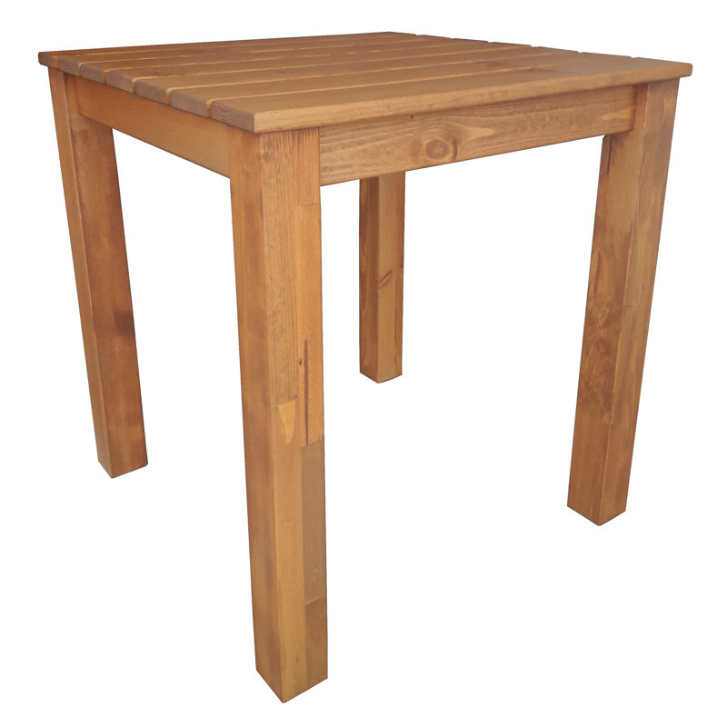Arinna Square Pine Outdoor Dining Table , 170.18cm cm W 170.18cm cm D, Honey