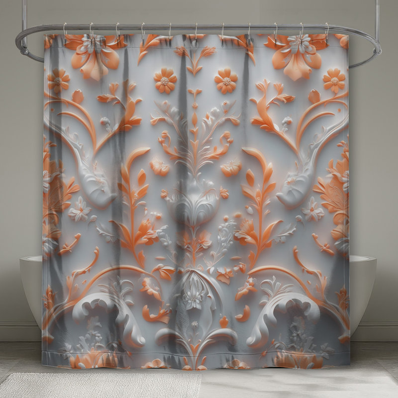 Rideaux de douche Ornate, L 70 po x H 84 po