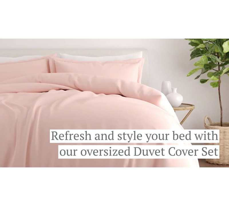 Taupe Ultra Soft Microfiber Queen Duvet Cover Set