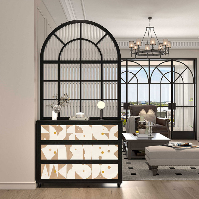 Armoire d'entrée rétro de style français