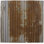 Carreau de plafond en fer-blanc 2 pi x 2 pi