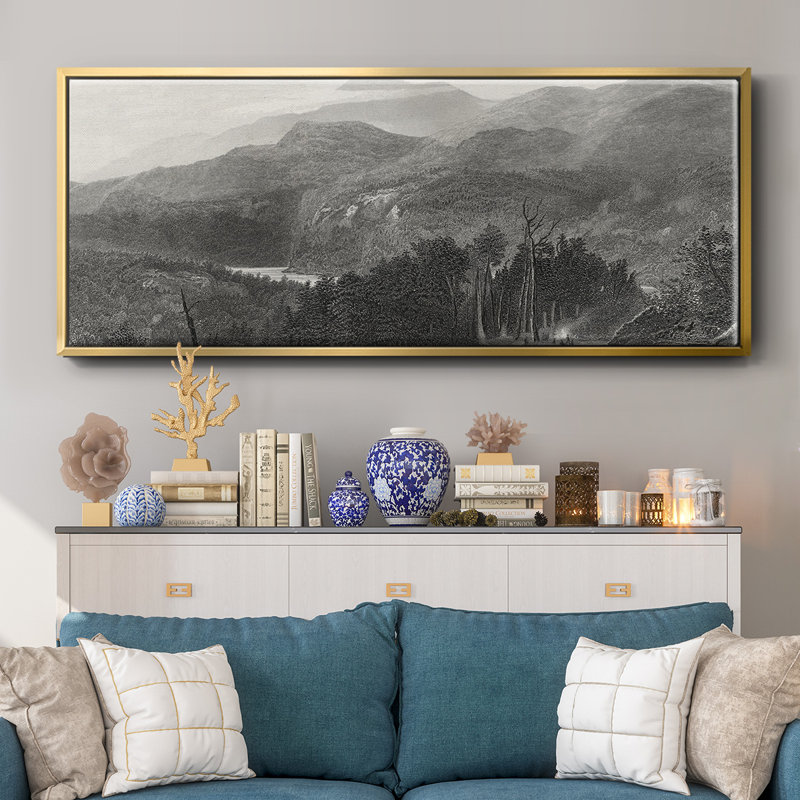 The Smoky Mountains - Toile encadrée, H 20 po x l 50 po