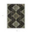Tapis intérieur lavable à médaillon ivoire 5 pi x 8 pi