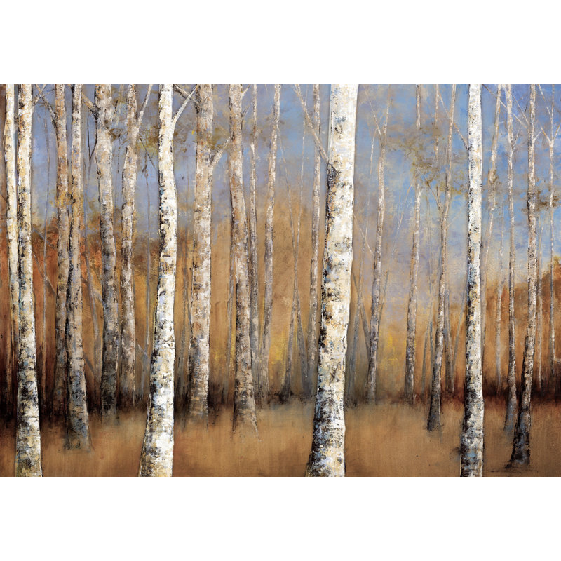 Bunch Of Trees 2 - Wrapped Canvas Painting, 30cm H x 46cm W x 3.8cm D