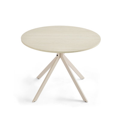 Metal Base Dining Table