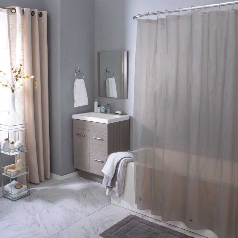 Doublure de rideau de douche Peva Elle, Grey