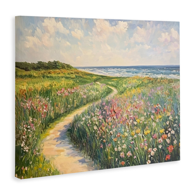 Impressionniste, impression par Coastal Meadow, par Petal Prints Design, H 16 po x l 20 po